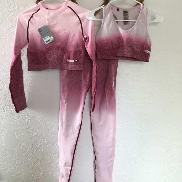 Gymshark Other - Gymshark 3pc Ombré Set